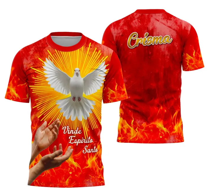 Arte Camisa Crisma Vermelha 2026 Premium Para Celebração
