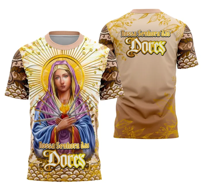 Arte Camisa Nossa Senhora das Dores Tradicional para Camiseta
