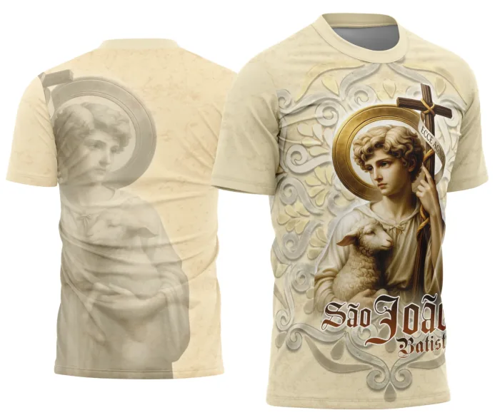 Arte Camisa Devocional São João Batista 0005