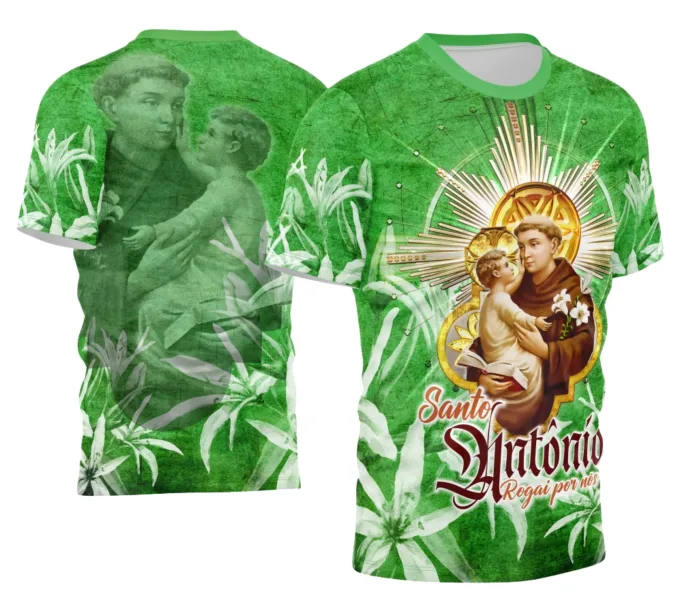 Arte Camisa Devoto Santo Antônio 2026 Modelo 2 Exclusiva