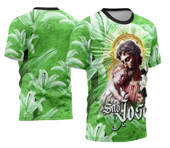 Arte São José com Estilo Único para Camiseta