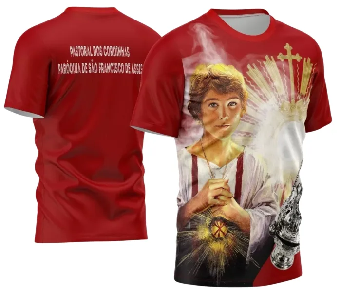 Arte Exclusiva São Tarcísio para Camisa Religiosa
