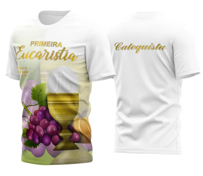 Arte Camisa Tema Religioso Eucaristia Para Personalizar