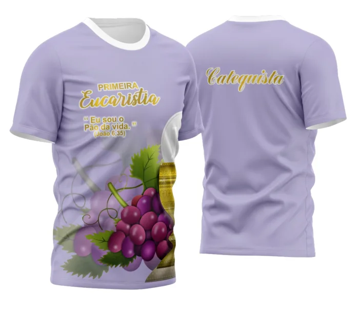 Arte Camisa Religiosa Expressão da Eucaristia