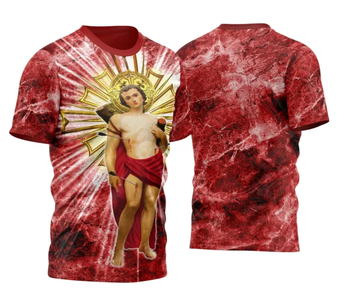 Arte Camisa São Sebastião Tradicional Modelo 04 Exclusivo