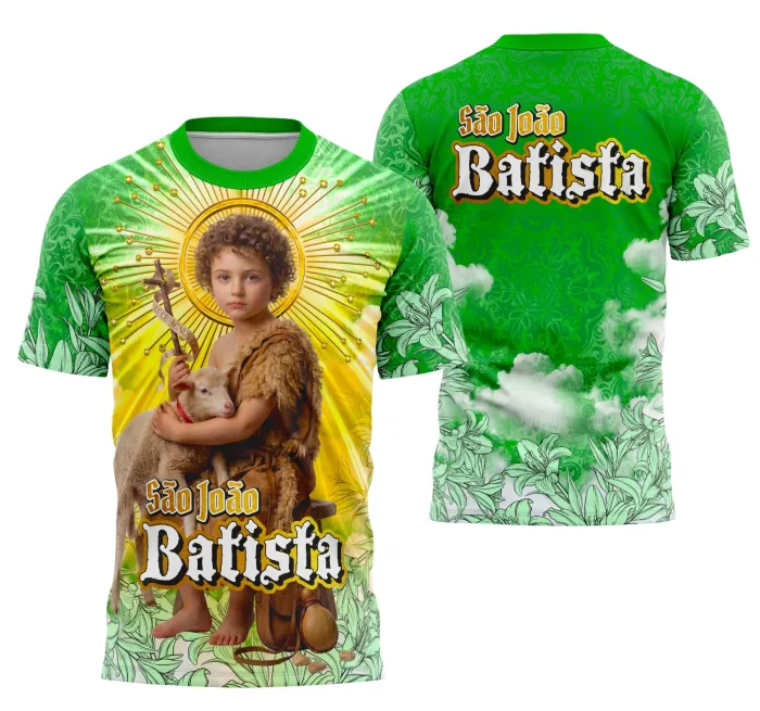 Arte Camisa São João Batista - Religião