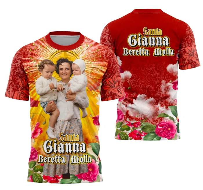 Arte Camisa Santa Gianna Beretta Molla - Religião Modelo 02